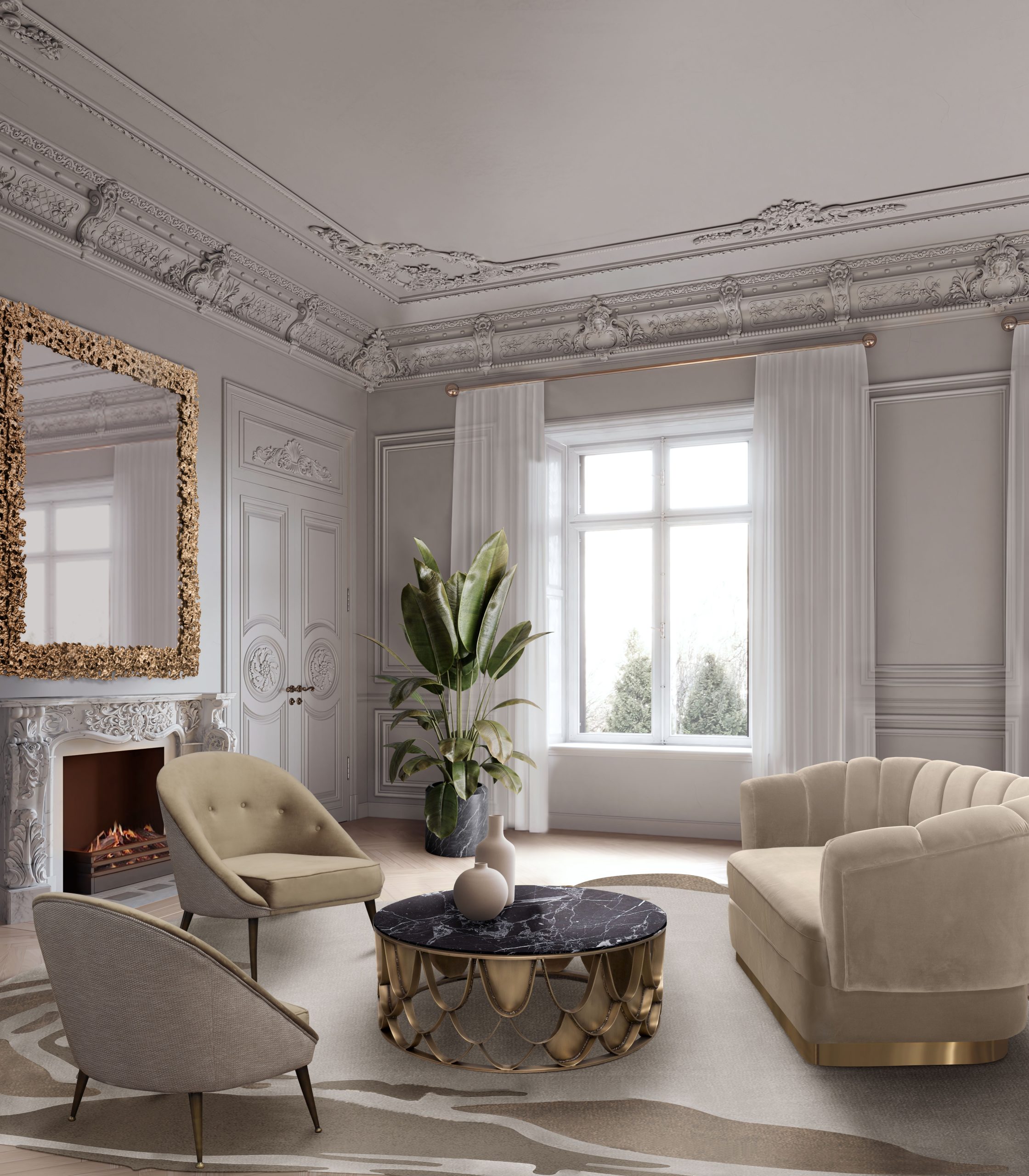 15 Decadent Living Room Designs That Redefine Opulence