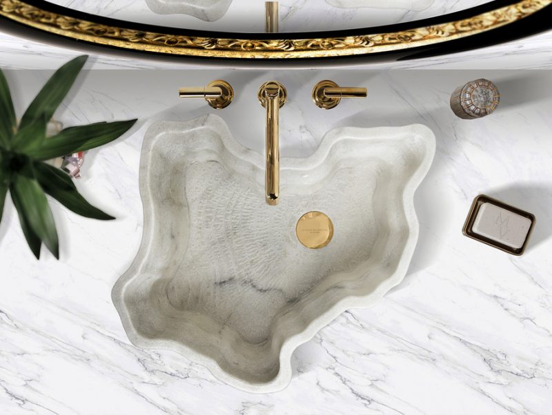 maison valentina marble vessel sink